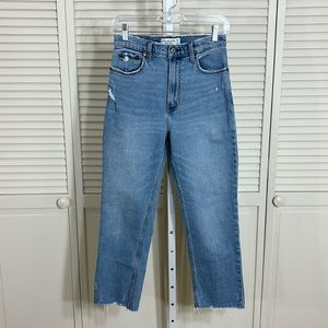Abercrombie & Fitch Blue Straight Leg Jeans